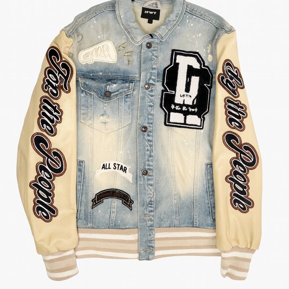 Smoke Rise Men's Varsity Jacket - Picture 1 of 6